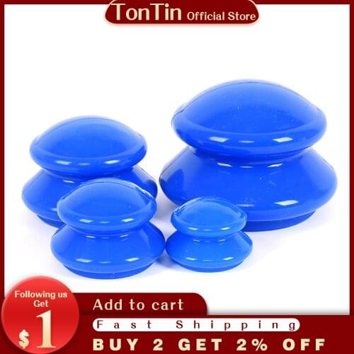 4pcs/set Jar for Massage Body Cups Vacuum Cupping Ventosas vacuum bank Weight massage Cupping Apparatus vacuum cans