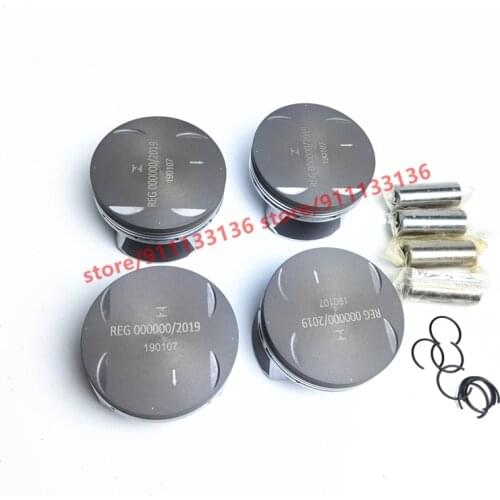 4pcs/set Engine Piston For Chery Tiggo 5 Arrizo 5 GX Tiggo 7 8 JETOUR E4T15B/E4T15C Engine E4T15B-1004015