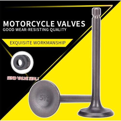 Give Oil Seal 8 Pairs Motorcycle Engine Cylinder Air Valve Intake Exhaust Stem Valves Rod For Yamaha XV250 XV 250 Accessories