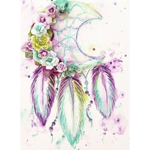 TOUOILP 5D DIY Diamond Painting 100% Full Square/Round Drill "Dreamcatcher " 5d diy iamond Embroidery Cross Stitch 3D Decor