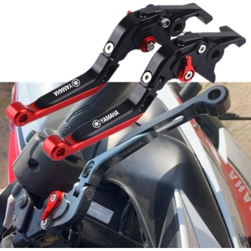 CNC Adjustable Foldable Extendable Motorbike Brakes Clutch Levers For YAMAHA MT07 MT-07 2014-2015-2016-2017 2018