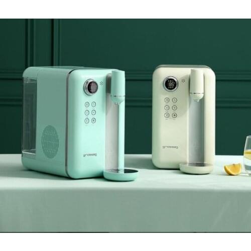 Home retro refrigerated desktop small instant drinking machine J03