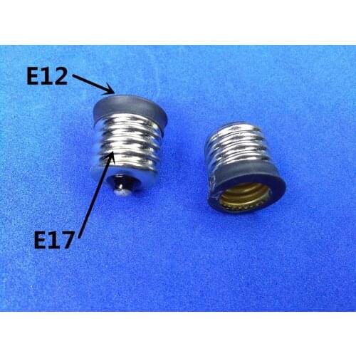 E17-E12 Lamp Holder Converter E17 Turn to E12 lamp base to E17 TO E12