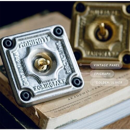 Brass wall toggle switch High Quality Home Improvement Retro Ceramic Knob Switch Light wall switch wallpad Switch for livingroom