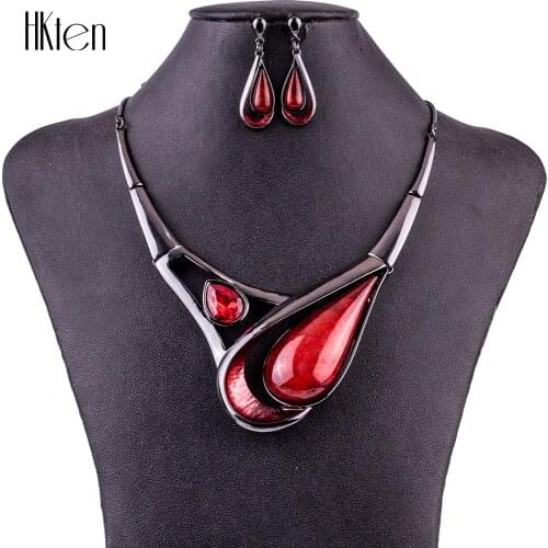 MS1504758 Fashion Jewelry Sets High Quality Necklace Sets For Women Jewelry Multicolored Crystal Resin Unique Design Party Gift