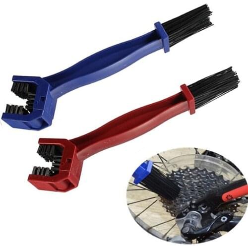 Motorcycle Chain Cleaner Plastic Bike Bicycle Moto Brush Cycling Clean Chain Cleaner Outdoor Scrubber Tool for Road MTB