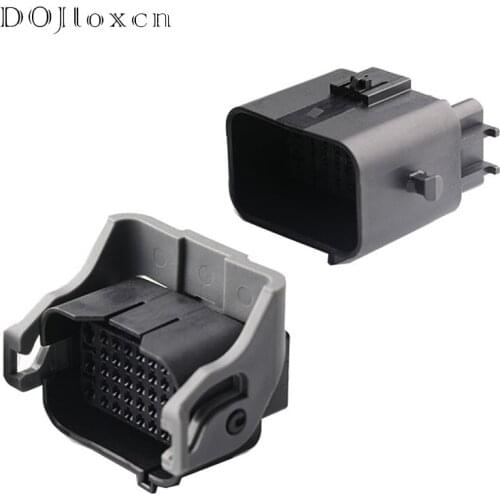1 Set 36 Pin ECU Black Connector Car Waterproof Male Female Wiring Plug With Terminal And Seal Rubber 1743062-2 1743059-2