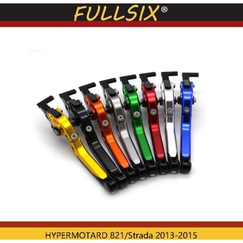 Motorcycle Adjustable Brake Clutch Levers Folding Extendable for DUCATI HYPERMOTARD 821/Strada 2013-2015