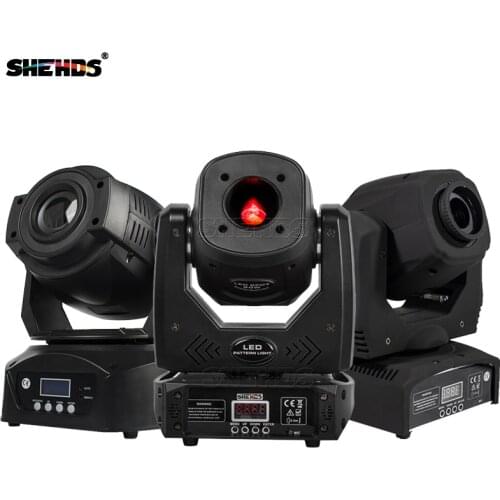 SHEHDS 60W LED Spot Moving Head Lights DMX Control With Gobo High Shine Disco Dj Bar Ball Stage Party Light