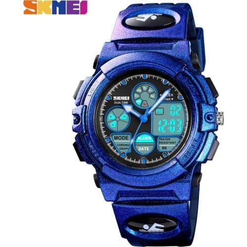 SKMEI Sports Kids Watches Children Waterproof Military Dual Display Wristwatches LED Waterproof Watch montre enfant 1163