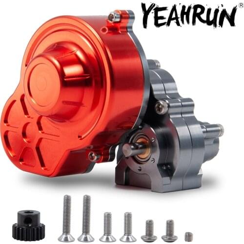 YEAHRUN RC Cars Upgrade Parts Metal Reverse Transmission Gearbox for Axial SCX10 90027 SCX10 II 90046 WRAITH 1/10 RC Crawler Car
