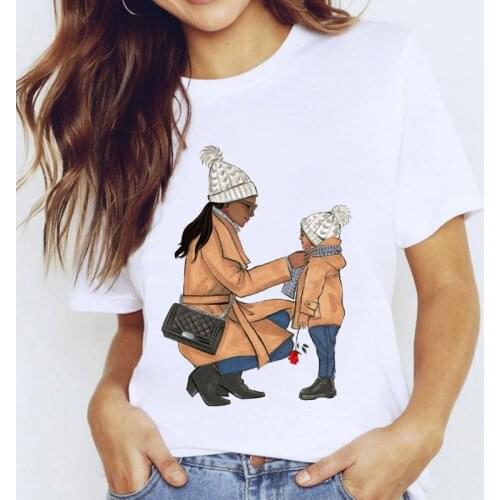 Female T-shirt 2021 harajuku Retro Mom Life daughter Tshirts Ladies fashion Women Tee Tops Graphic Short sleeve Tee Shirt femme