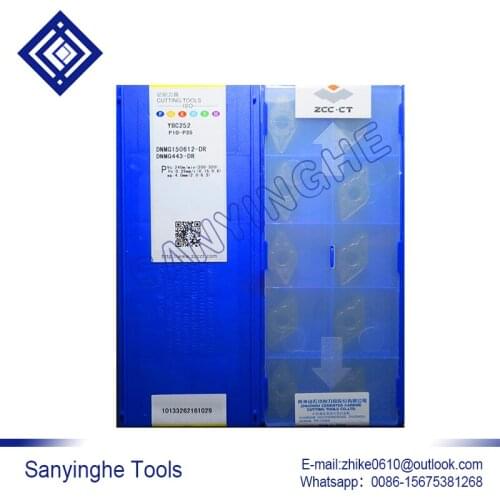 Free shipping high quality 10pcs/lots YBC252 DNMG150612-DR cnc carbide turning inserts