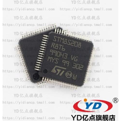 100% New Original million STM8S208R8T6 LQFP-64 Free shipping best match