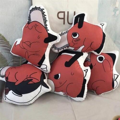 Chainsaw Man Pochita Plush Doll Cosplay Anime Props Pendants Stuffed Toy Keychain