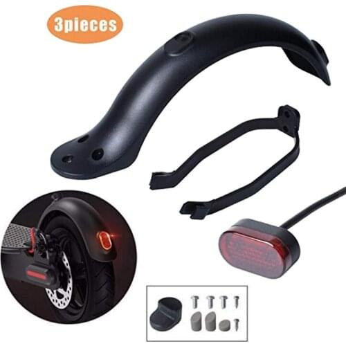 Electric Scooter Rear Fender Mudguard Fender Guard Bracket Hook Taillight For Xiaomi 1S/M365 Electric Scooter Parts Accessories