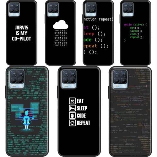 Coding Programmers code Phone Cover For OPPO Realme Q3 6 7 8 Pro C3 C11 C21 GT Neo OnePlus 9 Pro 8 Pro 8T 9R Case
