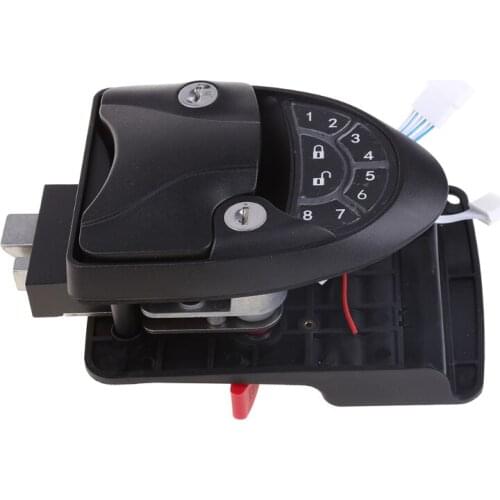 RV Remote Lock Camper Caravan Trailer Entry Door Lock Latch Knob Deadbolt