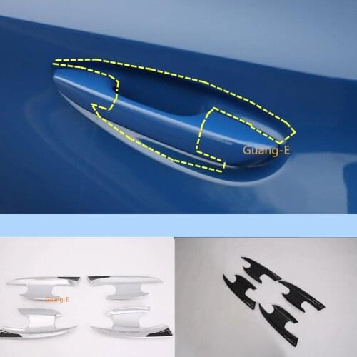 For Lexus UX 200H 250H 260H 2019 2020 2021 Car Sticker Body Cover Detector External Frame Trim Door Bowl Armrest Parts 4pcs