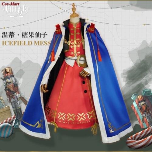 Hot Game Arknights Weedy Cosplay Costume Candy Fairy Ice Field Messenger Combat Uniform Activity Party Role Play Clothing S-XL