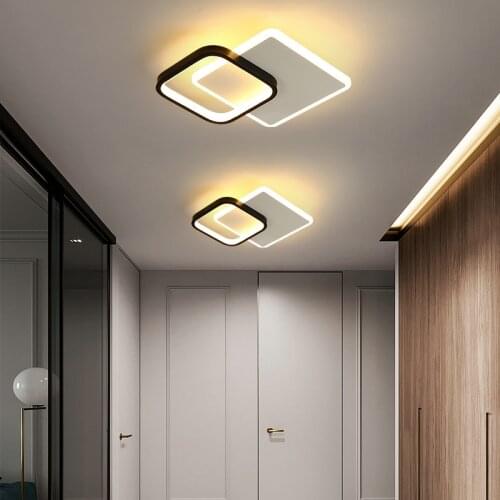 Creative LED Ceiling Lamp for Corridor Aisle Porch 24W Indoor Lighting LED Ceiling Lights Fixtures for Bedroom Home 110-220V