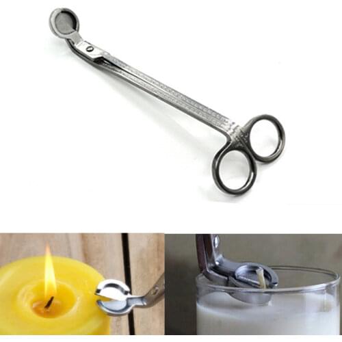 Hook Clipper Steel Candle tesoura Stainless Wick Cutter Trimmer Oil Lamp Trim scissor Snuffer tijera Tool