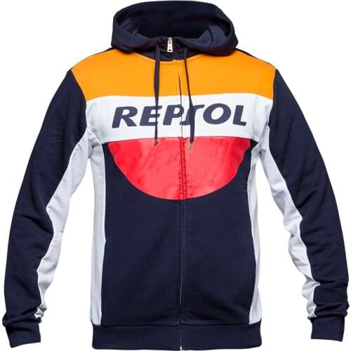 2018 Moto GP For Honda Repsol Zip Hoodie Motorcycle Sports Sweatshirt