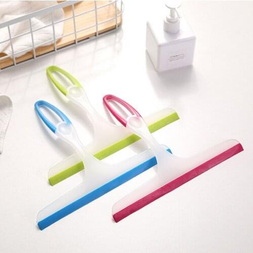 Window Wiper Soap Glass Cleaner Soft Silicone Blade Home Shower Bathroom Mirror Scraper Car Windshield Wiper Household Cleaning
