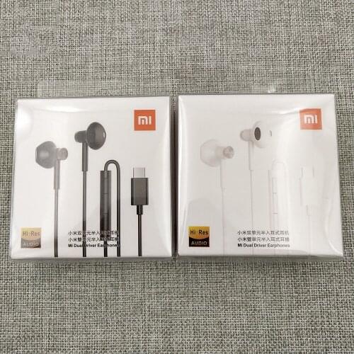 Xiaomi Mi 11 10 10T Pro POCO F3 Hybrid DC Seo In-Ear Earphone Type C Earphone With Mic Wire Control Dual Driver For Redmi K40Pro