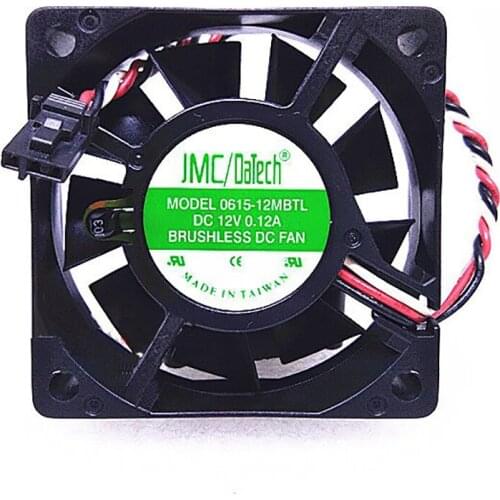 NEW ORIGINAL Double Ball Fan 0615-12MBTL 12V 0.12a Temperature Controlled Cooling Fan 6months Warranty