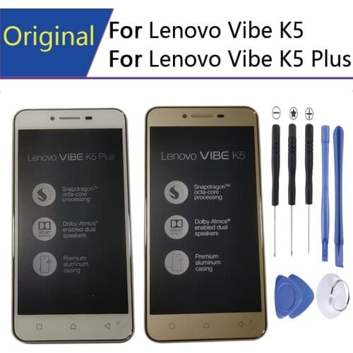 Original For lenovo vibe k5 display A6020A40 A6020a41 pantalla lenovo vibe k5 plus LCD A6020a46 A6020136 A6020137 Touch Screen