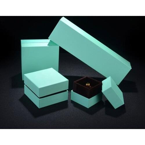25PCS Gift Boxes Square jewelry organizer shape box Engagement Ring For Earrings Necklace Bracelet Display Gift Box For Jewelry