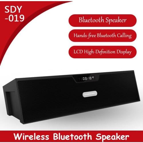 Portable HIFI Speaker Mini wireless Bluetooth Speaker FM Radio Amplifier with mic free shipp Russian SP019
