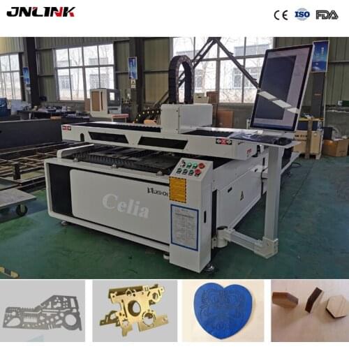 Gold quality Fiber laser cutting machine for stainless steel cutting and wood acrylic engraving cutting