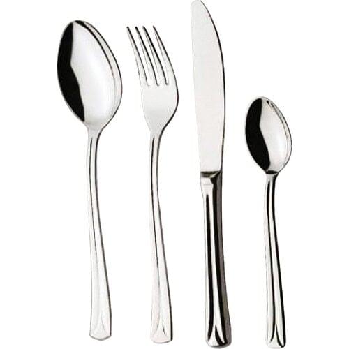 Tozanlı Steel Simple Model 36 Piece 6 Personality Fork Spoon Knife Set