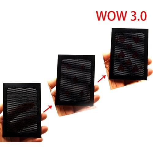 The Ultimate WOW 3.0 Version Change Twice Ultimate Exchange Magic Tricks Close Up Street Bar Cards For Tricks