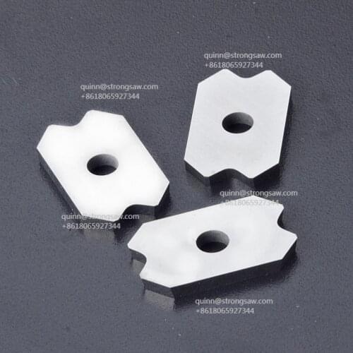 10pcs/box For edge banding machine changeable fine rough edge trimming pre-milling cutter replaceable carbide blade