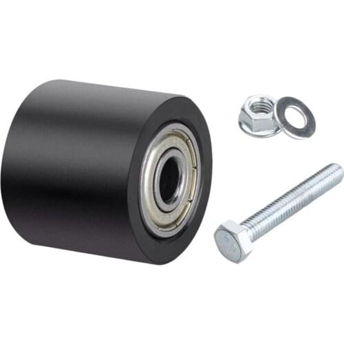 8Mm Black Chain Roller Pulley Slider Tensioner Wheel Guide Fit for Mini Bike ATV Motorcycle Baja Yamaha Honda Coleman