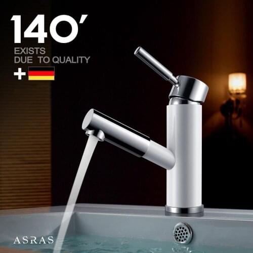 ASRAS 5080 all-copper pull-out kitchen sink faucet basin hot and cold water faucet bathroom faucet kitchen faucet pull out
