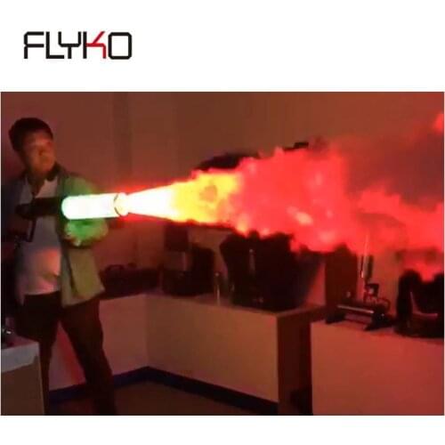 Free Shipping new stage effect DJ Led CO2 Gun 7 Colors Tube