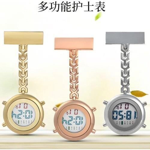 NEW Portable Nurses High-Quality Digital Brooch Fob Nursing Watch with Safety Clip Electronics Doctor Clock Gift Nurse Watch