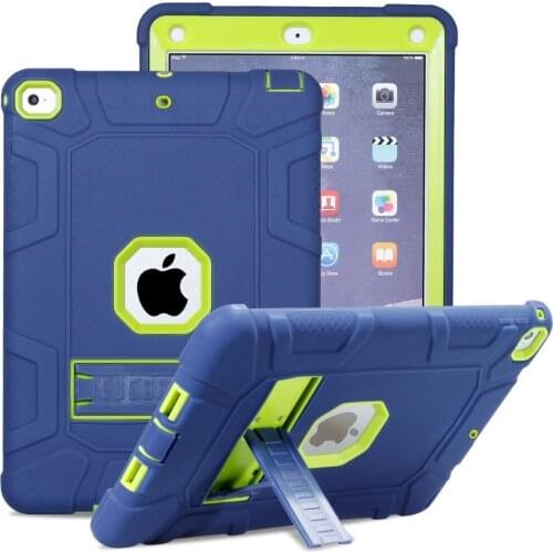 For iPad 9.7 Case 6th Gen A1893 A1954 Heavy Shockproof Duty Rubber Hard Stand Case Cover For iPad 5th Gen A1822 A1823