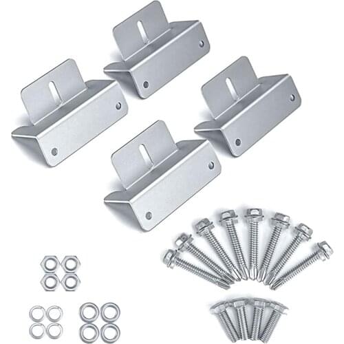 Solar Panel Mounting Brackets,Solar Panel Mounting Z Bracket, RV Solar Panel Mounting Brackets for 100W 150W 200W Solar