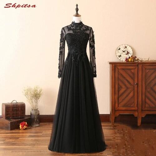 Long Sleeve Lace Mother of the Bride Dresses for Weddings Evening Gowns A Line Beaded Elegant Formal Godmother Groom Long Dress