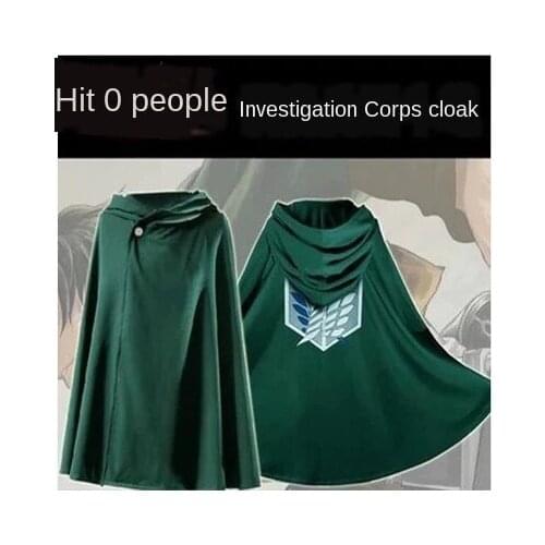 Fashion Anime No Kyojin Cloak Cape Clothes Cosplay Costume Fantasia Attack on Titan Plus Free Shipping Halloween Costume