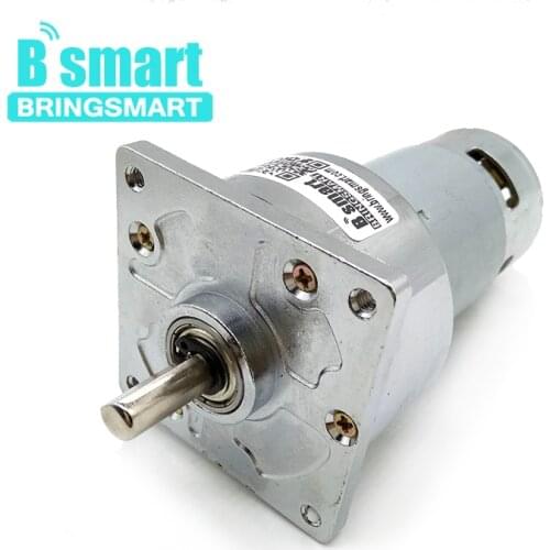 Bringsmart High Torque DC Motor 12V and 24V Of Gear Motor With accurate ball bearing Suitable for electric tools DIY 60GA775