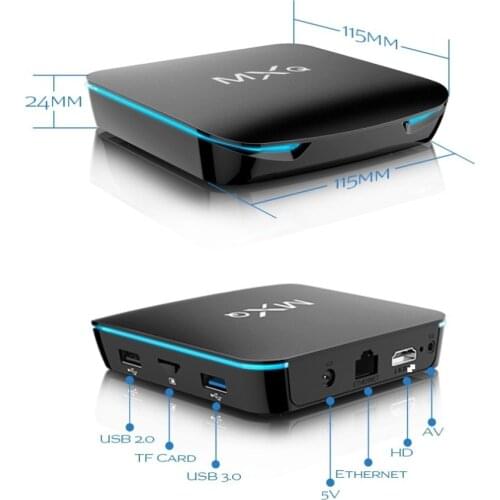 MXQ G12 android 8.1 Amlogic S905X2 Quad Core Android8.1 4G+32G with dual wifi tv box