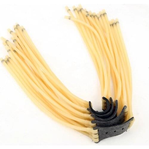 2PCS 2/3 Strips Elastic Rubber Band Catapult Bow Slingshot Rubber Bands Slings Outdoor Hunting Catapult Replacement