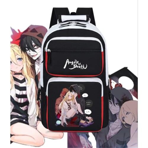 Anime Angels of Death Logo New Travel Bags Leisure Laptop bag Teenagers Students School Bag The large capacity Backpack