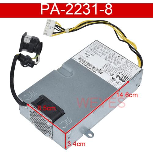 Original Power Supply PA-2231-8 656932-001 658263-001 MAX 230W PSU for 8300 AIO Power Supply